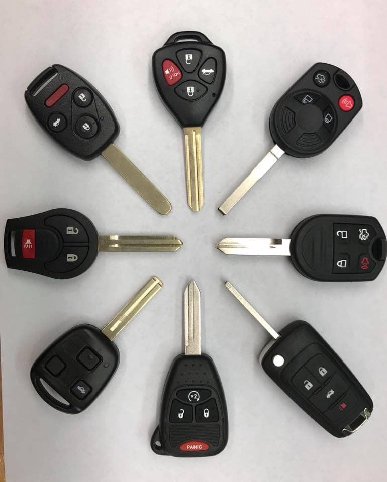 Car Key Replacement, Programming and Key Fob Batteries